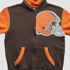 Cleveland Browns NFL 2010s Hooded Full Zip Sweatshirt | NFL Outlet
