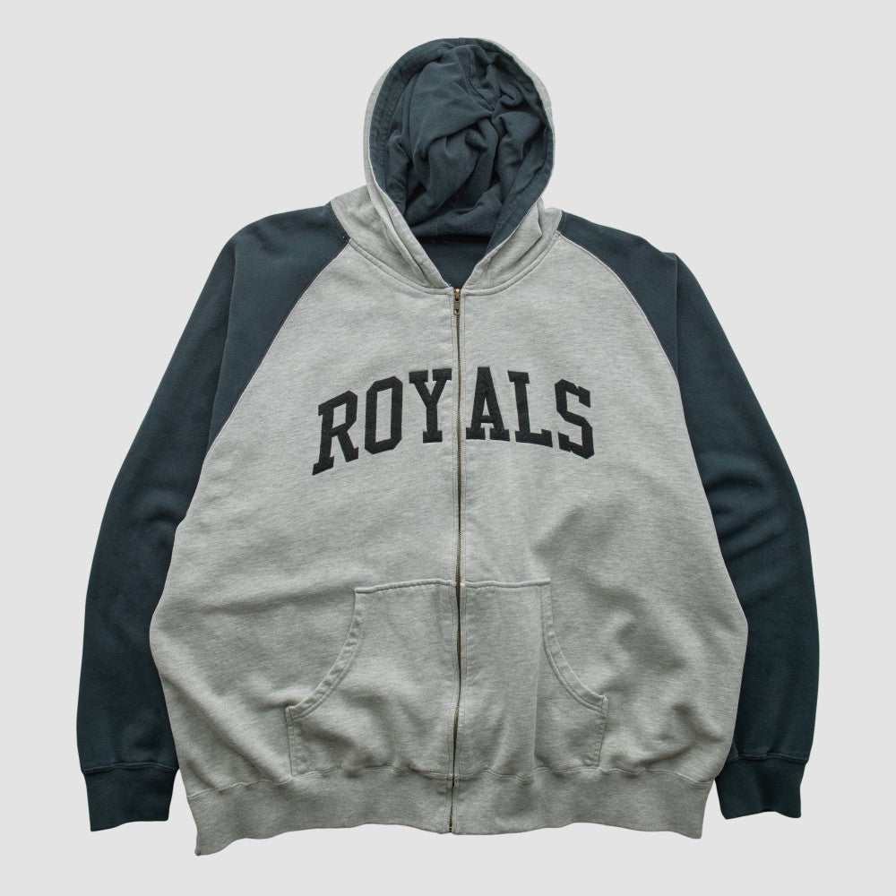 Kansas City Royals 2000s Hooded Full Zip Sweatshirt - MLB Sweatshirts