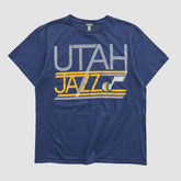 Navy Utah Jazz UNK 2010s T-shirt | NBA