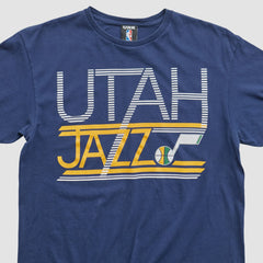Navy Utah Jazz UNK 2010s T-shirt | NBA
