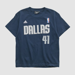 Navy Dallas Mavericks 2010s T-shirt sale | NBA