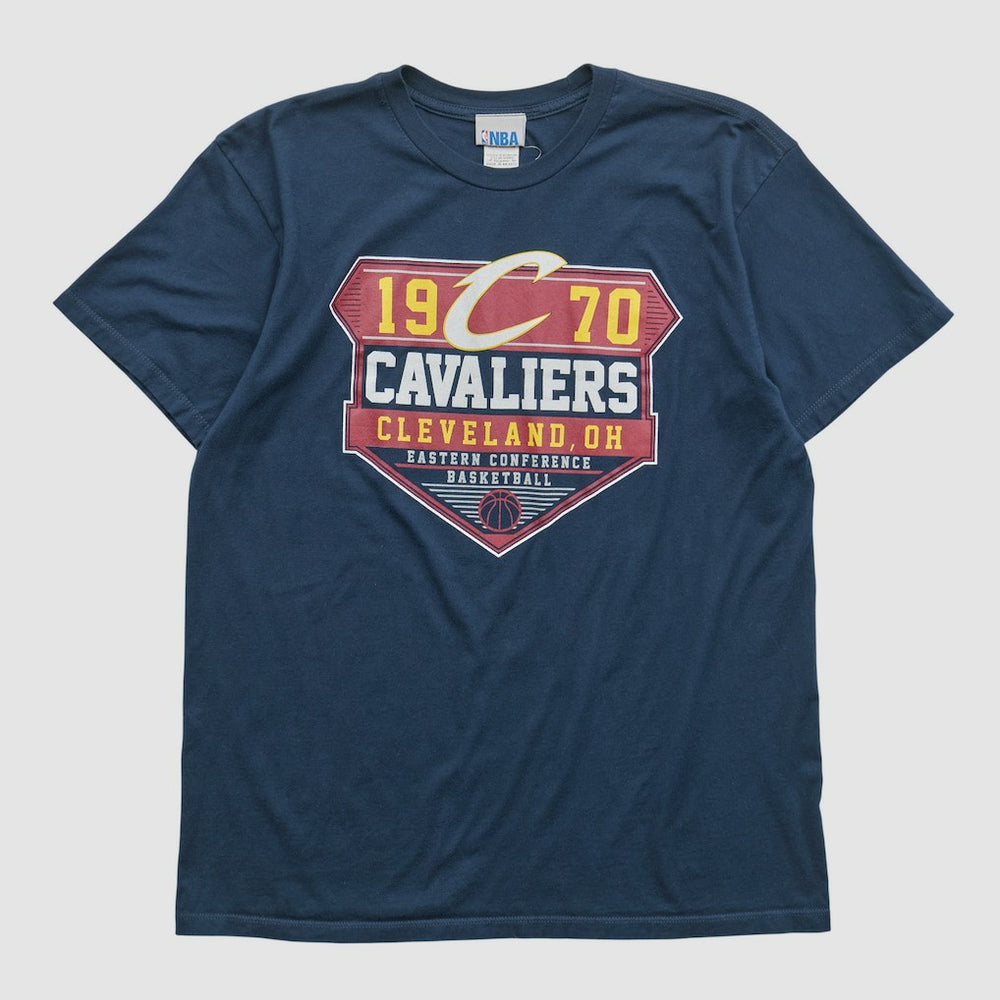 Navy Cleveland Cavaliers NBA 2000s T-shirt sale | NBA