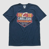 Navy Cleveland Cavaliers NBA 2000s T-shirt sale | NBA