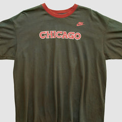 Olive Chicago Bulls 2000s T-shirt sale | NBA