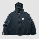 Pittsburgh Steelers NFL 2000s Hooded Full Zip Sweatshirt | NFL US