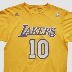 Yellow Los Angeles Lakers 2010s T-shirt | NBA