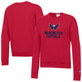 Washington Capitals Champion Women's Wordmark Lockup Powerblend Sweatshirt - NHL Sweatshirts