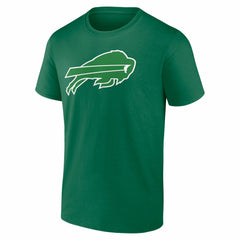 Buffalo Bills Josh Allen St. Patrick's Day Icon Name & Number T-Shirt | NFL Near me