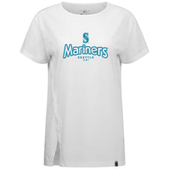 Seattle Mariners Levelwear Women's Blue Haven Influx Cornerstone T-Shirt - MLB T-shirts