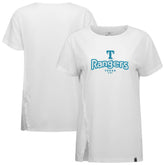 Texas Rangers Levelwear Women's Blue Haven Influx Cornerstone T-Shirt - MLB T-shirts
