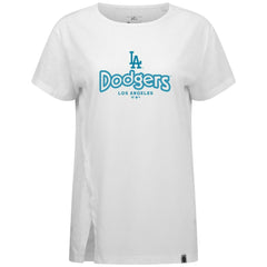 Los Angeles Dodgers Levelwear Women's Blue Haven Influx Cornerstone T-Shirt - MLB T-shirts