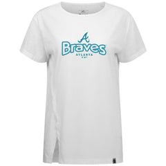 Atlanta Braves Levelwear Women's Blue Haven Influx Cornerstone T-Shirt - MLB T-shirts