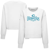 Cincinnati Reds Levelwear Women's Judd Cornerstone Cropped Sweatshirt - MLB Sweatshirts