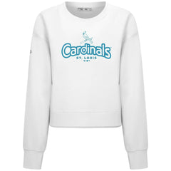 St. Louis Cardinals Levelwear Women's Judd Cornerstone Cropped Sweatshirt - MLB Sweatshirts