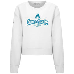 Arizona Diamondbacks Levelwear Women's Judd Cornerstone Cropped Sweatshirt - MLB Sweatshirts