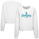 Los Angeles Dodgers Levelwear Women's Judd Cornerstone Cropped Sweatshirt - MLB Sweatshirts