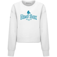 Boston Red Sox Levelwear Women's Judd Cornerstone Cropped Sweatshirt - MLB Sweatshirts