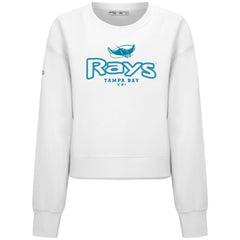 Tampa Bay Rays Levelwear Women's Judd Cornerstone Cropped Sweatshirt - MLB Sweatshirts