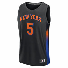 Black Jose Alvarado New York Knicks Fast Break Replica Jersey | NBA