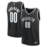 Black Brooklyn Nets Fast Break Custom Jersey | NBA