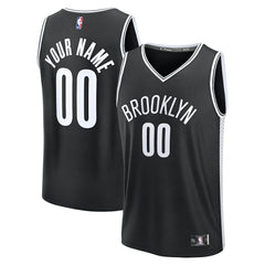 Black Brooklyn Nets Fast Break Custom Jersey | NBA