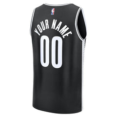 Black Brooklyn Nets Fast Break Custom Jersey | NBA