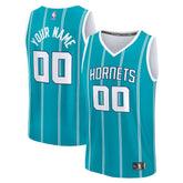 Teal Charlotte Hornets Fast Break Custom Jersey | NBA