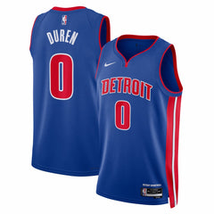 Blue Jalen Duren Detroit Pistons Unisex Swingman Jersey sale | NBA