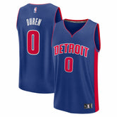 Blue Jalen Duren Detroit Pistons Fast Break Replica Jersey sale | NBA
