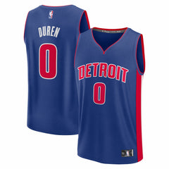 Blue Jalen Duren Detroit Pistons Fast Break Replica Jersey sale | NBA