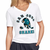 San Jose Sharks Starter Women's Tough Puck T-Shirt - NHL T-shirts
