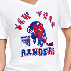 New York Rangers Starter Women's Tough Puck T-Shirt - NHL T-shirts