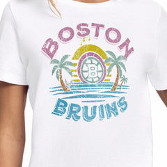 Boston Bruins Starter Women's Tonal Beach T-Shirt - NHL T-shirts