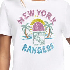 New York Rangers Starter Women's Tonal Beach T-Shirt - NHL T-shirts