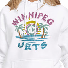 Winnipeg Jets Starter Women's Tonal Beach Hoodie - NHL Hoodies