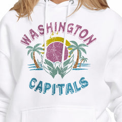 Washington Capitals Starter Women's Tonal Beach Hoodie - NHL Hoodies