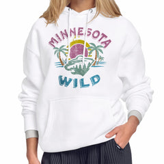 Minnesota Wild Starter Women's Tonal Beach Hoodie - NHL Hoodies