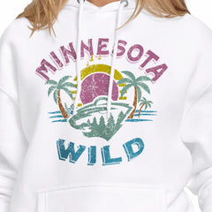 Minnesota Wild Starter Women's Tonal Beach Hoodie - NHL Hoodies