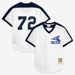 Carlton Fisk Chicago White Sox Mitchell & Ness Authentic Batting Practice Jersey - MLB Jerseys