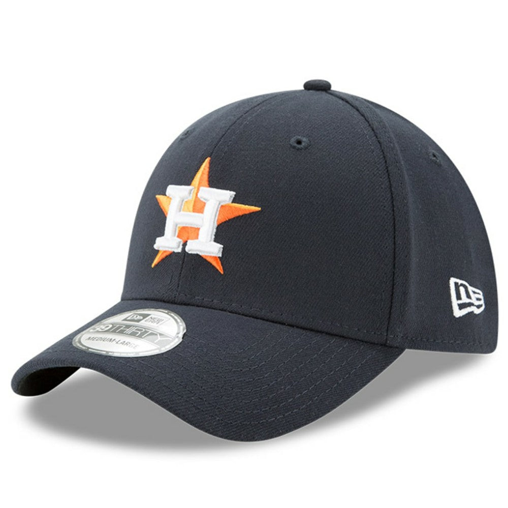 Houston Astros New Era Button Team Classic 39THIRTY Flex Hat - MLB Hats