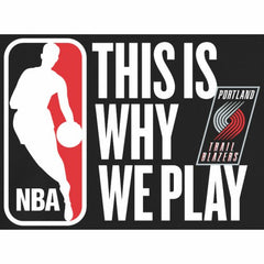 Black Portland Trail Blazers This Is Why We Play Pullover Hoodie | NBA