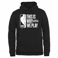 Black San Antonio Spurs This Is Why We Play Pullover Hoodie | NBA