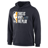 Navy Utah Jazz This Is Why We Play Pullover Hoodie | NBA