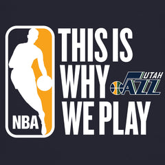 Navy Utah Jazz This Is Why We Play Pullover Hoodie | NBA