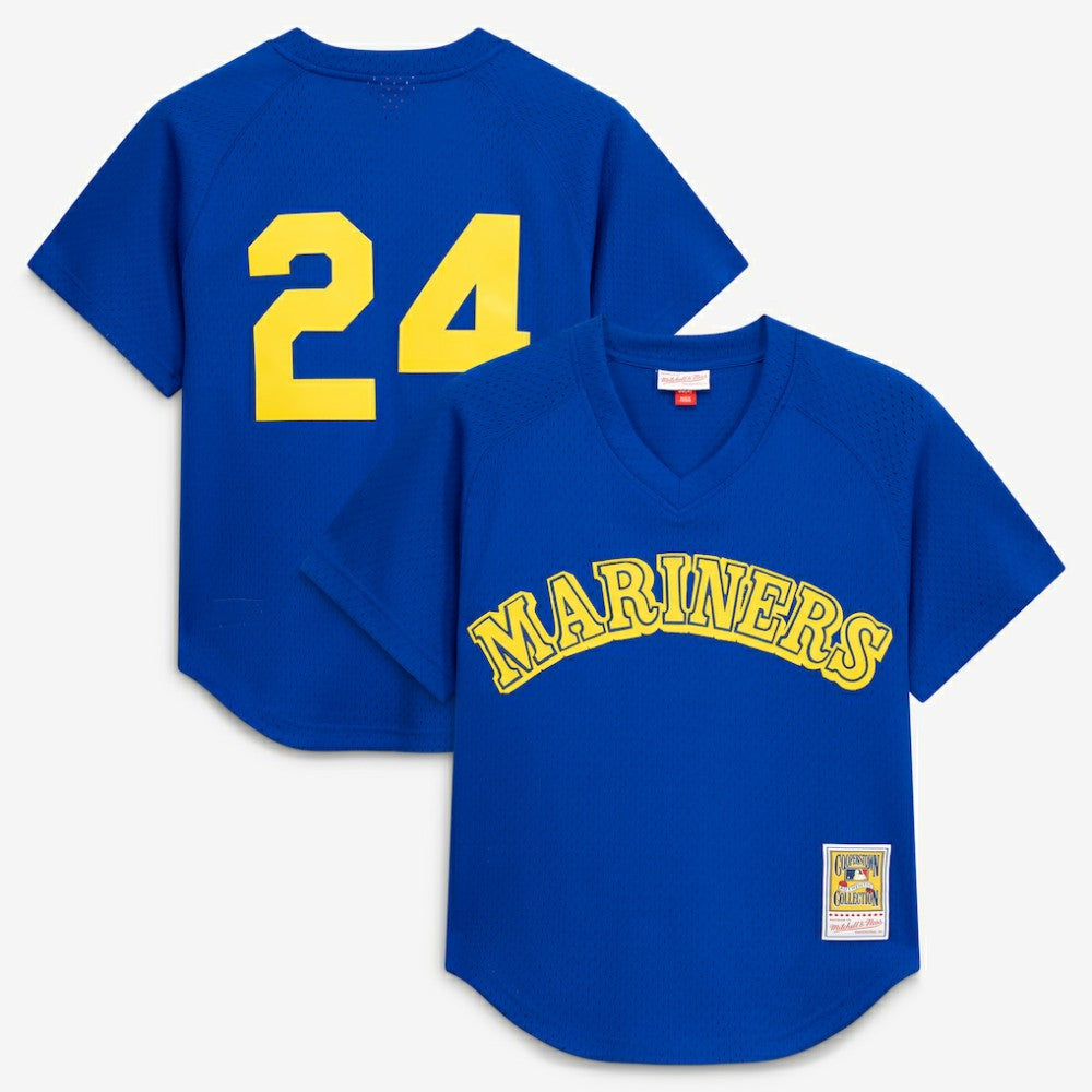 Ken Griffey Jr. Seattle Mariners Mitchell & Ness Authentic Batting Practice Jersey - MLB Jerseys