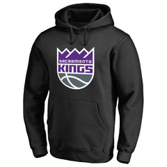 Black Sacramento Kings Primary Logo Pullover Hoodie | NBA