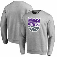 Heathered Gray Sacramento Kings Primary Logo Sweatshirt | NBA