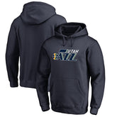 Navy Utah Jazz Primary Logo Pullover Hoodie | NBA