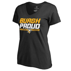 Pittsburgh Penguins Women's Hometown Collection Burgh Proud T-Shirt - NHL T-shirts