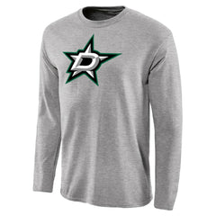 Dallas Stars Team Primary Logo Long Sleeve T-Shirt - NHL T-shirts